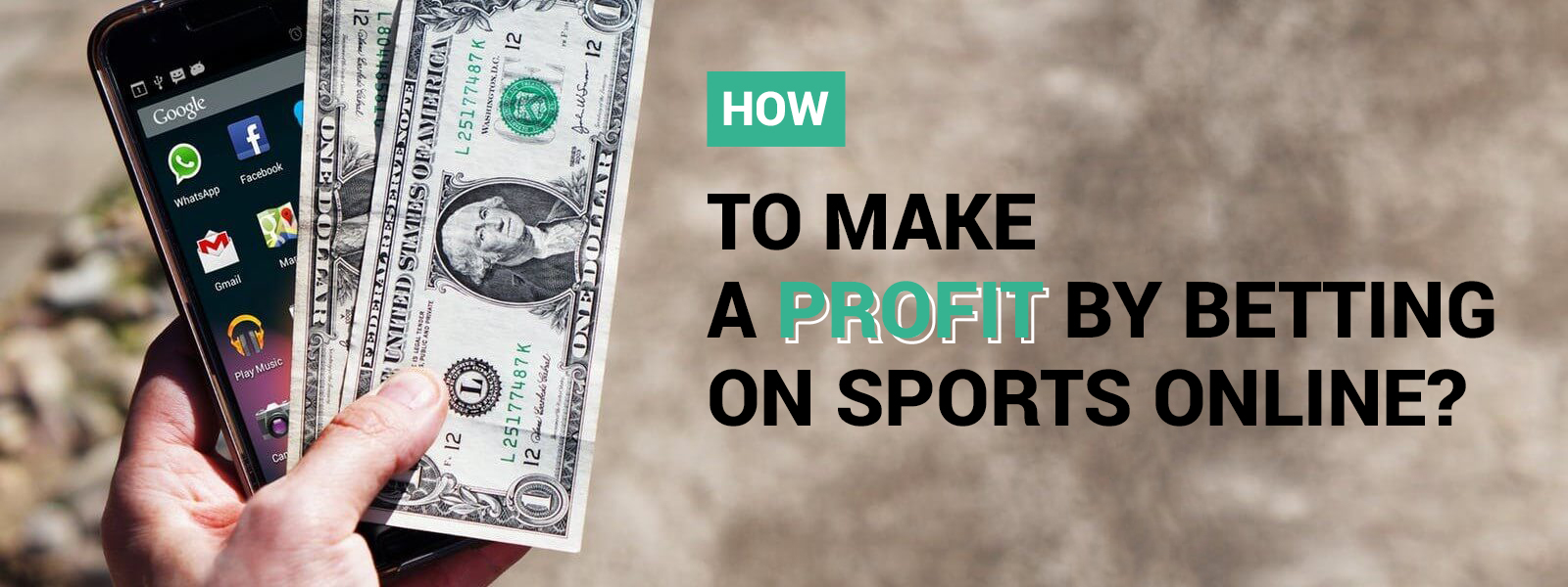 How To Make A Profit By Betting On Sports Online?